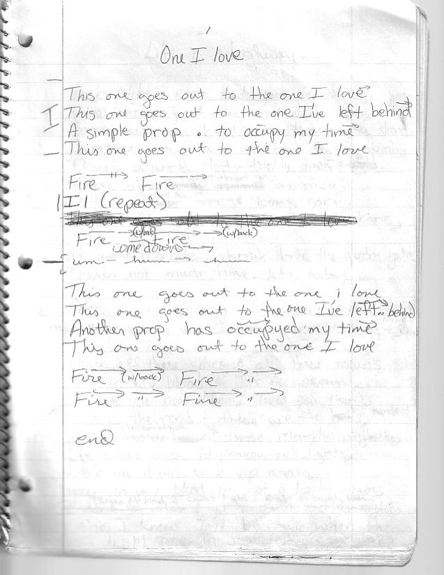 Scanned Lyrics